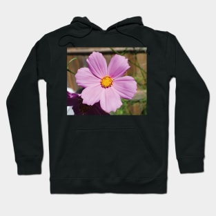 Pink Cosmos Flower Hoodie